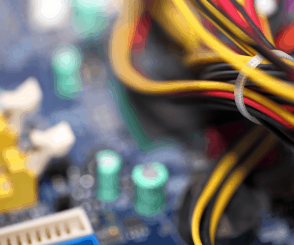 Cables and wires on PCBA